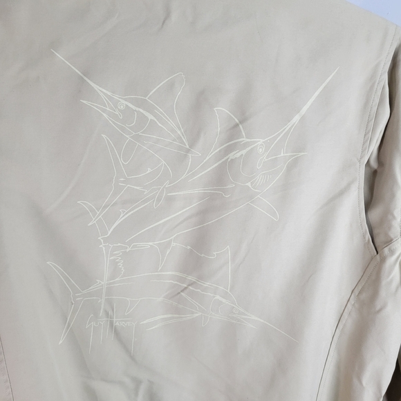 Mens Guy Harvey Zip Front Jacket Size Small and Baseball Cap - Picture 7 of 16